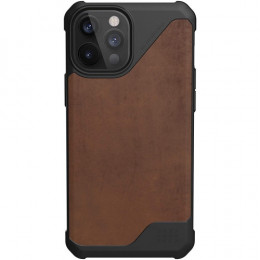 Чохол-накладка Urban Armor Gear Metropolis LT для Apple iPhone 12 Pro Max Leather Brown (11236O118380)