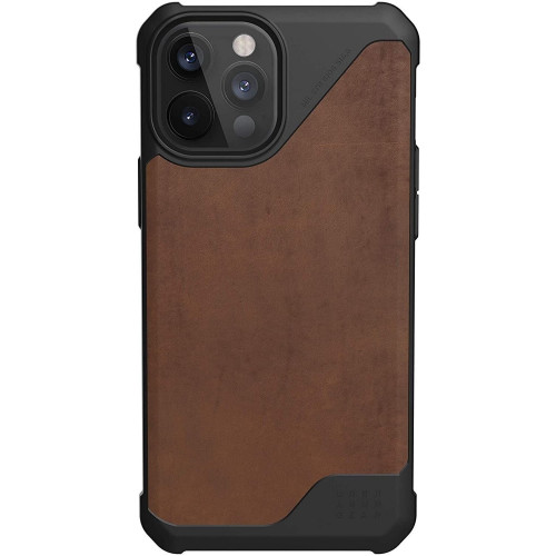 Чохол-накладка Urban Armor Gear Metropolis LT для Apple iPhone 12 Pro Max Leather Brown (11236O118380)
