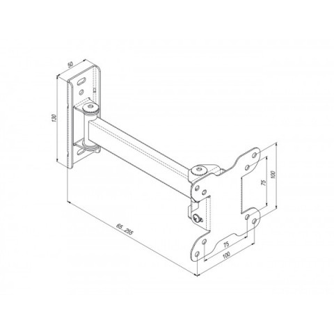 Кріплення ТВ поворотне Simpler 12ET 18-28"