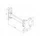Кріплення ТВ поворотне Simpler 12ET 18-28"