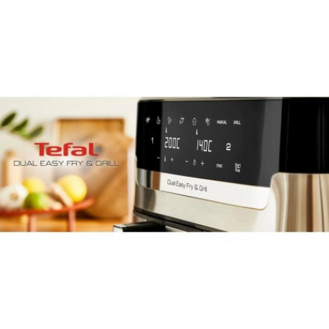 Мультипіч Tefal EY905D10 Dual EasyFry&Grill AirFryer 5.2/3.1L