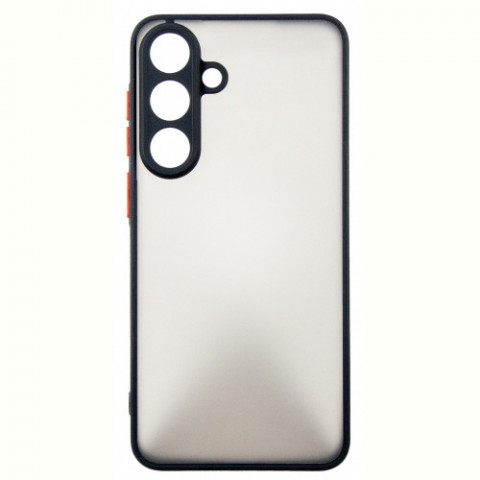 Чохол-накладка Dengos Matt для Samsung Galaxy S25 FE Black (DG-KM-168) + захисне скло