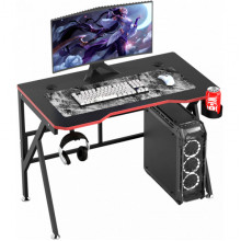 Геймерський комп'ютерний стіл GT Racer T-1218 (120x60x73) Black