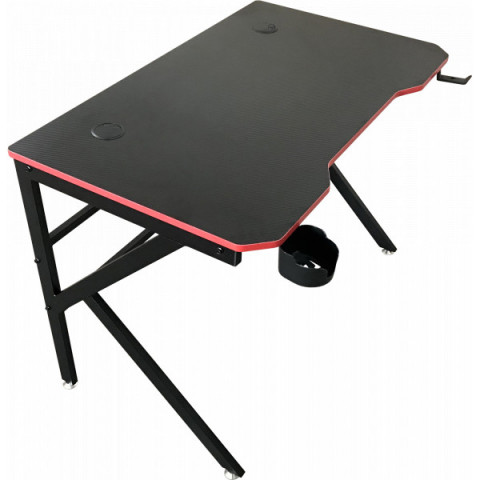 Геймерський комп'ютерний стіл GT Racer T-1218 (120x60x73) Black
