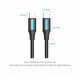 Кабель Vention USB Type-C - USB Type-C TPE Round PD 60W, 3A, 1.5m, Black (COSBG)