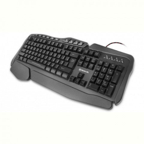 Клавіатура REAL-EL Gaming 8900 RGB Macro Ukr Black USB