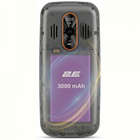 Мобiльний телефон 2E E350 Black (694743656879)