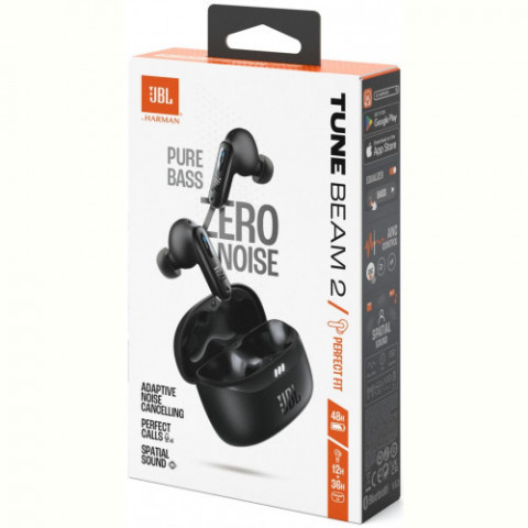 Bluetooth-гарнітура JBL Tune Beam 2 Black (JBLTBEAM2BLK)
