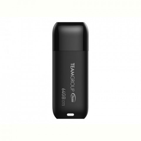 Флеш-накопичувач USB 64GB Team C173 Pearl Black (TC17364GB01)