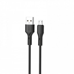 Кабель XO NB230-AM USB - microUSB (M/M), 1 м, Black (NB230-AM.black)