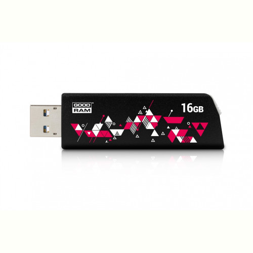 Флеш-накопичувач USB3.0 16GB GOODRAM UCL3 (Cl!ck) Black (UCL3-0160K0R11)