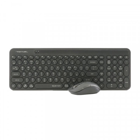 Комплект бездротовий, клавіатура з мишою, A4Tech Fstyler FG3300 Air2 (Grey), сірий колір