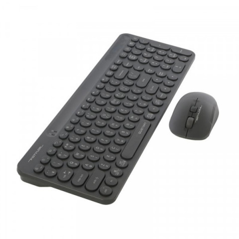 Комплект бездротовий, клавіатура з мишою, A4Tech Fstyler FG3300 Air2 (Grey), сірий колір