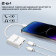Адаптер Promate MediaLink-i2і Lightning - 2хLightning (M/F) White