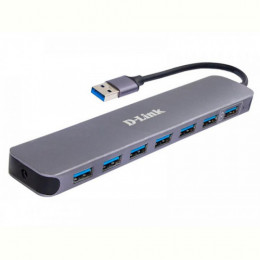 Концентратор USB3.0 D-Link DUB-1370/B2A Black 7хUSB3.0