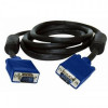 Кабель Atcom (15261) VGA-VGA HD15M/HD15M 1080p с 2-мя фер. кольцами 1,8м черный