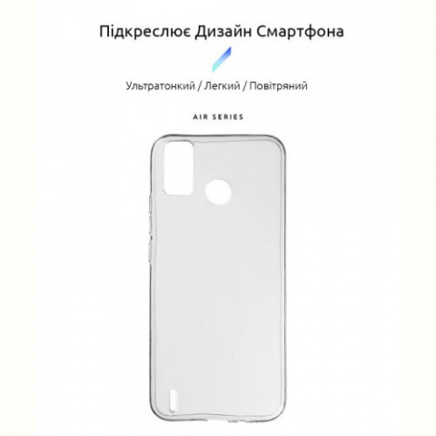 Чохол-накладка Armorstandart Air Series для Tecno Spark 6 Go Transparent (ARM62182)