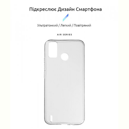 Чохол-накладка Armorstandart Air Series для Tecno Spark 6 Go Transparent (ARM62182)