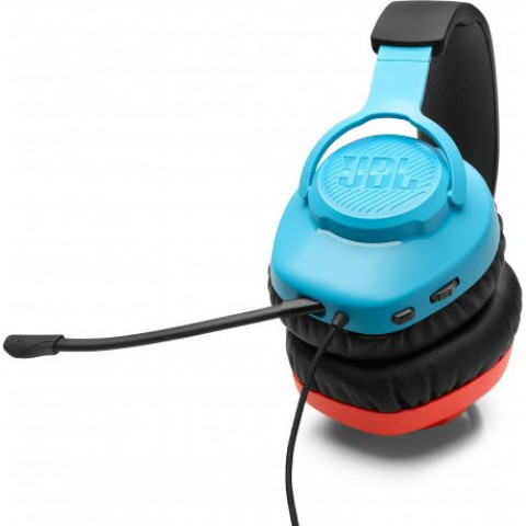 Гарнітура ігрова JBL Quantum 100N Nintendo Red/Blue (JBLQTUM100N)