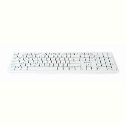 Клавіатура Gembird KB-MCH-03-W-UA Ukr White USB