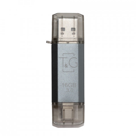 Флеш-накопичувач USB 3.0 16GB Type-C T&G 009 Star Series Silver (TG009TC-16GSL3)