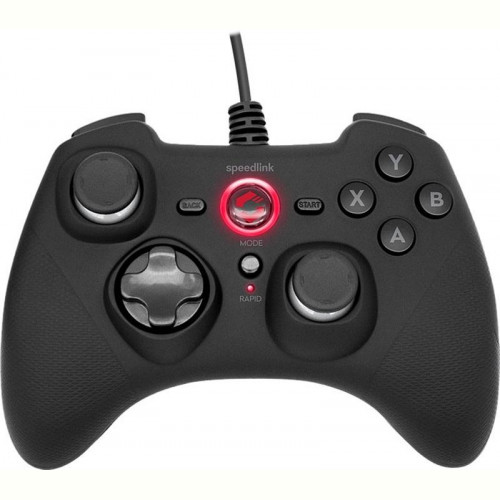 Геймпад дротовий SpeedLink Rait PC/PS3/Switch Black (SL-650010-BK)