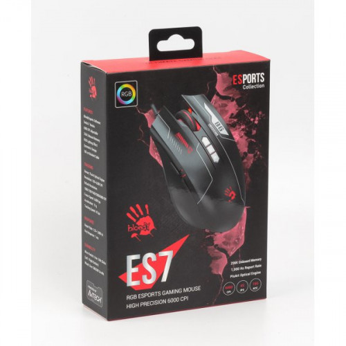 Миша ігрова A4Tech ES7 Bloody, чорна