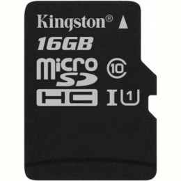 Карта пам`ятi MicroSDHC 16GB UHS-I Class 10 Kingston Canvas Select (SDCS/16GBSP)