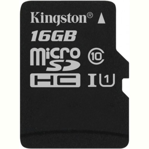 Карта пам`ятi MicroSDHC 16GB UHS-I Class 10 Kingston Canvas Select (SDCS/16GBSP)