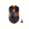 Мишка бездротова A4Tech G3-200N Black/Orange USB V-Track