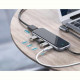 Концентратор USB-C Baseus 3хUSB3.0, USB-C, HDMI Grey (CAHUB-BZ0G)
