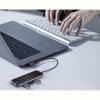 Концентратор USB-C Baseus 3хUSB3.0, USB-C, HDMI Grey (CAHUB-BZ0G)