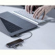 Концентратор USB-C Baseus 3хUSB3.0, USB-C, HDMI Grey (CAHUB-BZ0G)