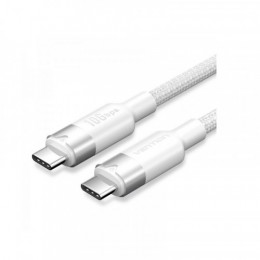 Кабель Vention USB Type-C - USB Type-C (M/M), 100W, 5A, 1 м, White (TRGWF)