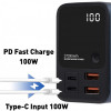 Універсальна мобільна батарея Tellur PD903 Ultra Pro 27000mAh Blue (TLL158391)