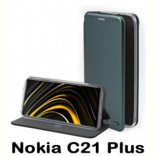 Чохол-книжка BeCover Exclusive для Nokia C21 Plus Dark Green (707919)
