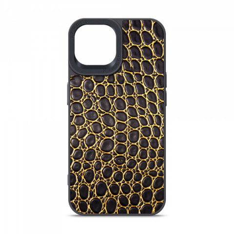 Чохол Harder Crocosaur для Apple iPhone 14 Black (ARM76713)