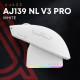 Бездротова миша Ajazz AJ139 Near Link V3 Pro+ White (AJ139-NL-V3-PRO-W) Купити в Україні