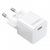 Мережевий зарядний пристрій Choetech (1USBх3A) White (PD5010)