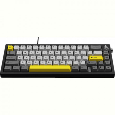 Клавіатура Ajazz AK650 Moon Yellow Switch Black USB-C (AK650-MY-GWY)
