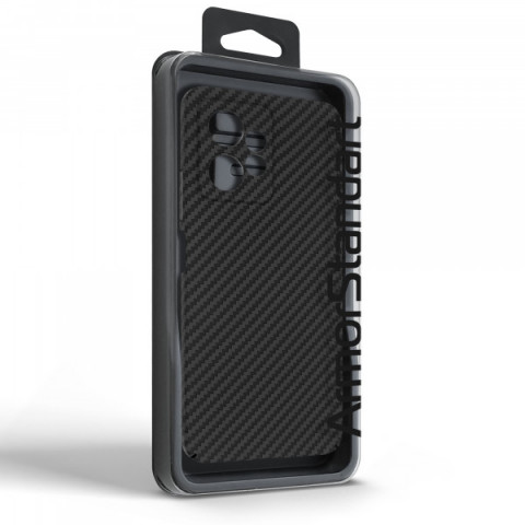 Чохол ArmorStandart LikeCarbon для Xiaomi Redmi Note 12 4G Black (ARM71947)