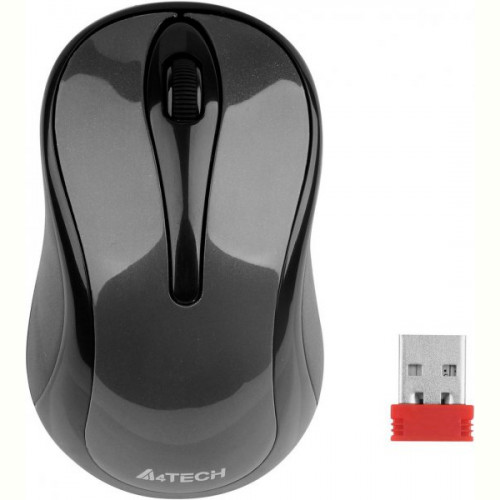 Мишка бездротова A4Tech G3-280A Grey USB