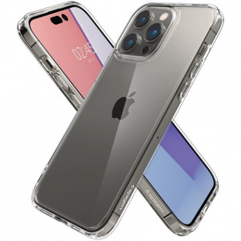 Чохол-накладка Spigen Hybrid для Apple iPhone 14 Pro Crystal Clear (ACS04666)