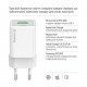 Мережевий зарядний пристрій ColorWay GaN Mini 20W PD Port PPS USB (Type-C PD + USB QC4.0) White (CW-CHS062PDC-WT) + кабель Type-C