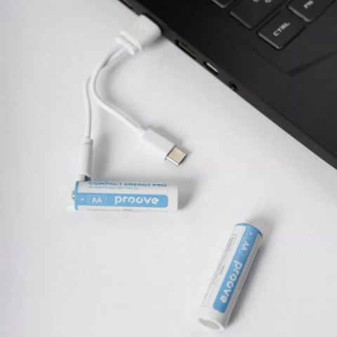 Акумуляторні батарейки Proove Compact Energy Pro AA White (RBCE40702002)