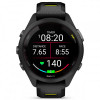 Смарт-годинник Garmin Forerunner 265S Black Bezel and Case with Black/Amp Yellow Silicone Band (010-02810-53)