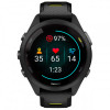 Смарт-годинник Garmin Forerunner 265S Black Bezel and Case with Black/Amp Yellow Silicone Band (010-02810-53)