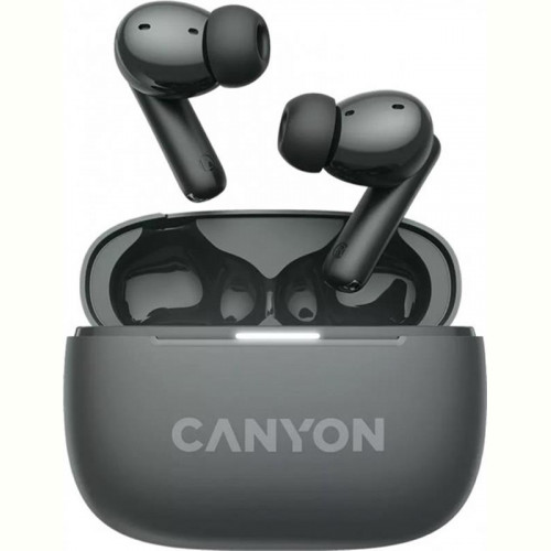 Bluetooth-гарнітура Canyon OnGo TWS-10 ANC ENC Black (CNS-TWS10BK)