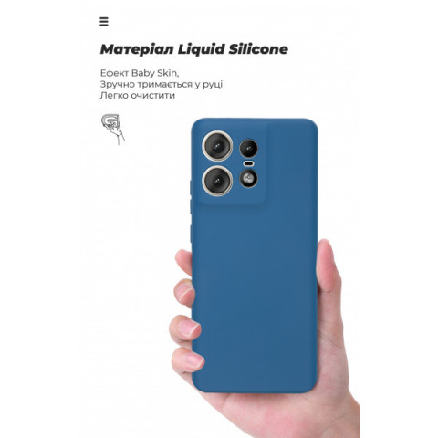 Чохол ArmorStandart ICON для Motorola Edge 50 Pro Camera cover Blue (ARM77306)