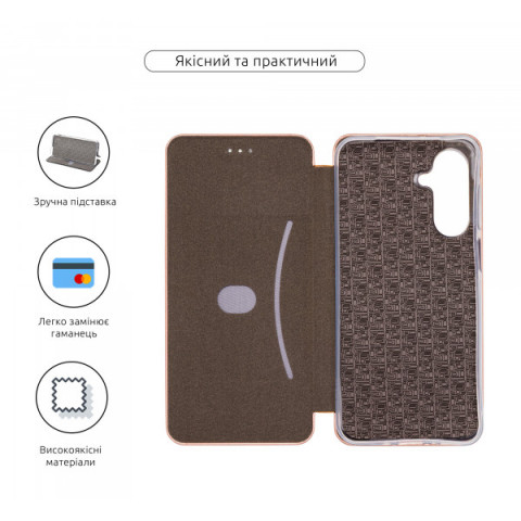 Чохол-книжка ArmorStandart G-Case для Samsung A17 4G Rose Gold (ARM86785)